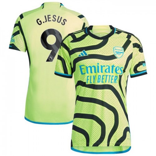 Arsenal G. Jesus 9 Fotbollströjor Borta 2023-24 Arsenal G. Jesus 9 Fotbollströjor Borta 2023-24